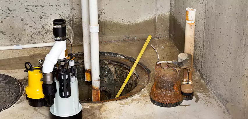Installing Sump Pump in Finished Basement in East Point, GA